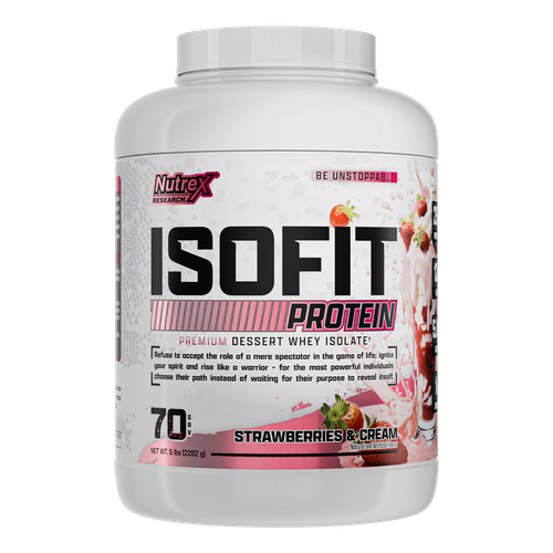 Nutrex IsoFit Protein Strawberry 70srv